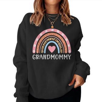 Grandmommy Grandma Rainbow Grandmommy Grandmother Women Sweatshirt - Thegiftio UK