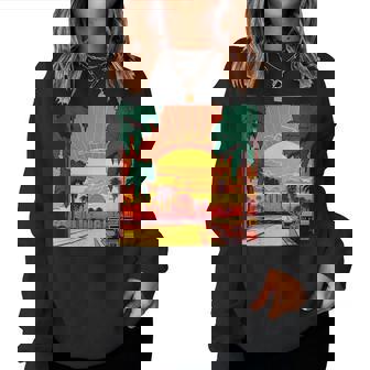 Graphisme Detyle Comique Los Angeles Palmsunshine Sweat-shirt pour femme - Cadeauxyz