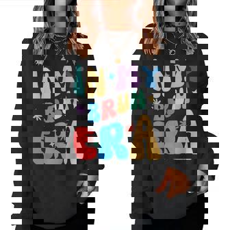 Groovy Cute Bruh メンズ レディース キッズ 面白い 兄弟 兄弟 レディーススウェットシャツ - Kawaiitshirt