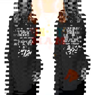Groovy In My Mam Era Women Sweatshirt | Mazezy