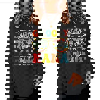 Groovy Nana Retro Matching Family 70S Grandma Women Sweatshirt - Thegiftio