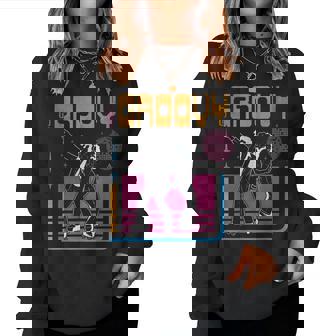 Groovy Retro Discointage Thème Party Retro 80S Disco Sweat-shirt pour femme - Cadeauxyz