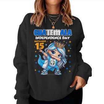 Guatemala Independence Day September 15 Celebration Girls Women Sweatshirt - Thegiftio UK