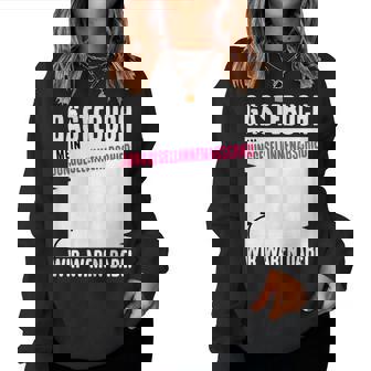Guest Book Bride Jga Stag Night S Sweatshirt Frauen - Seseable