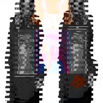 Hailatanad Anime Girl Japaneseaporwave Aesthetic レディーススウェットシャツ - Kawaiitshirt