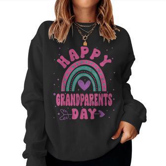 Happy Grandparents Day Grandparents Day For Girls Boys Women Sweatshirt - Thegiftio UK