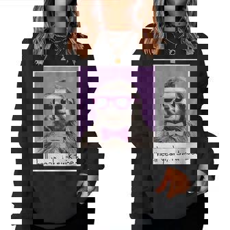 Hell Yeah I Suck Toes Feet Lover Public Prank Sloth Women Sweatshirt - Monsterry