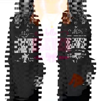 Hello Eleven Est 2014 Coquette Bow 11Th Birthday Girl Women Sweatshirt - Monsterry