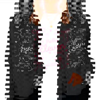 Hello Eleven Est 2014 Coquette Bow 11Th Birthday Girl Women Sweatshirt - Thegiftio