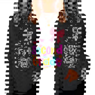 Hello Second Grade Preppy Back To School Boy Girl Teacher Women Sweatshirt - Thegiftio