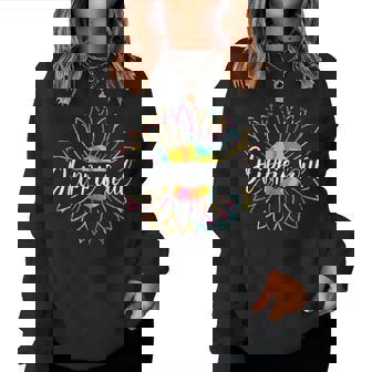 Hippieunfloweroul Coloré Hippie Paix Hippie 60S 70'S Sweat-shirt pour femme - Cadeauxyz