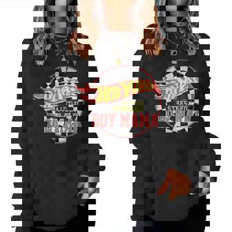 Hot Mess Never Stressed Boy Mama Mommy Happy Mother's Day Women Sweatshirt | Mazezy