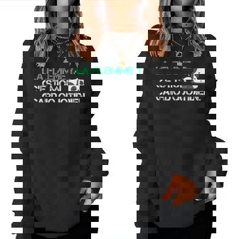 Humour La Flemme C'est Mon Cardio Quotidien Homme Sweat-shirt pour femme - Cadeauxyz