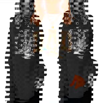 Hunting Dad Duck Camouflage Camo Preppy Camo Dad Camo Mens Women Sweatshirt - Monsterry