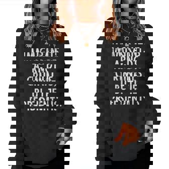 Immigrants Not Criminals President Protest Support Women Women Sweatshirt - Monsterry