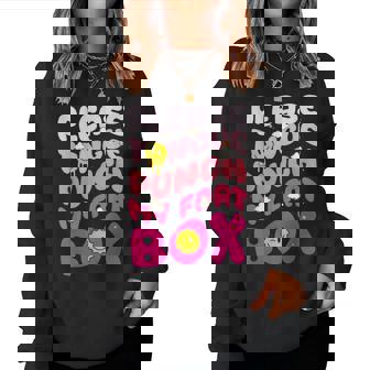 Inappropriate Please Tongue-Punch My Fart Box Cringe Groovy Women Sweatshirt - Thegiftio