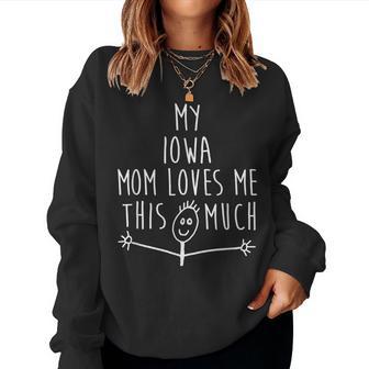 Iowa Mom Loves Me Women Sweatshirt - Thegiftio UK