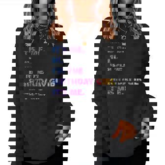 It's Me Hi I'm The Birthday Girl It's Me レディーススウェットシャツ - Kawaiitshirt