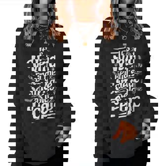 It's Weird Being The Same Age As Old People Fathers Day Women Sweatshirt - Thegiftio UK
