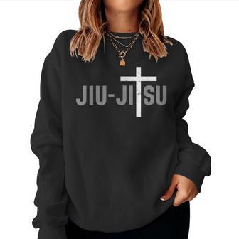 Jiu Jitsu Christian Cross Boys Women Sweatshirt - Thegiftio UK