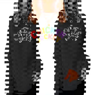 Jock Chicken Meme Chicken Jockey Women Sweatshirt - Monsterry