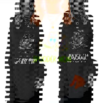 Jumping Spider Mom Spooder Mom Pet Spider Women Sweatshirt | Mazezy