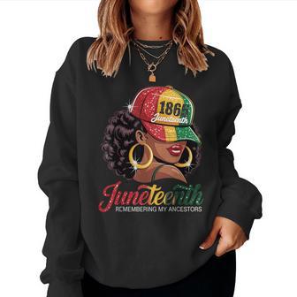 Junenth Black Girls Remembering My Ancestors Women Sweatshirt - Thegiftio UK