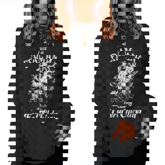 Just A Feral Mama Raising Feral Children Raccoon Women Sweatshirt | Mazezy
