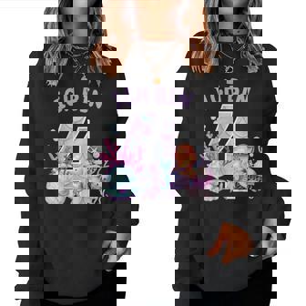 Kinder Kinder 4 Geburtstags Meerjungfrau Nixe Mädchen 4 Jahre Sweatshirt Frauen - Geschenkecke