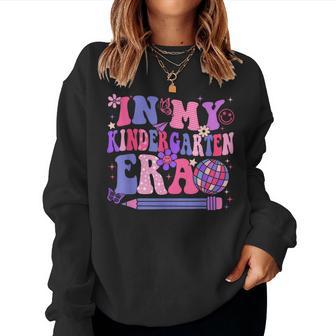 In My Kindergarten Era Back To School Teacher Girl Women Sweatshirt - Thegiftio UK