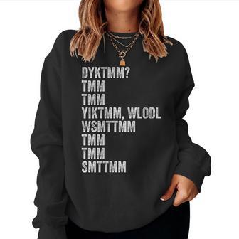 Do You Know The Muffin Man Dyktmm Nostalgic Quote Women Sweatshirt - Thegiftio UK