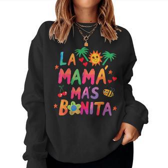 La Mama Mas Bonita The Best Mom In The World Women Sweatshirt - Thegiftio UK