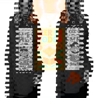 Leer Es Poder – Cute Floral Boho Hispanic Heritage Women Sweatshirt | Mazezy