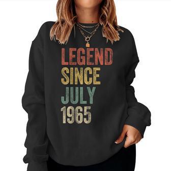 Legend 1965 60Th Birthday For 60 Year Old Women Sweatshirt - Thegiftio UK