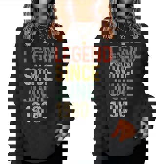 Legend 1980 45Th Birthday For 45 Year Old Women Sweatshirt | Mazezy