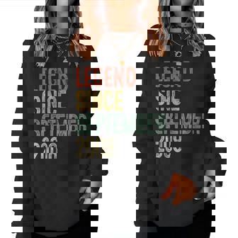 Legend 2008 17Th Birthday For Boy Girl 17 Year Old Women Sweatshirt - Seseable