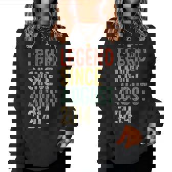 Legend 2014 11Th Birthday For Boy Girl 11 Year Old Women Sweatshirt | Mazezy