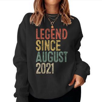 Legend 2021 4Th Birthday For Boy Girl 4 Year Old Women Sweatshirt - Thegiftio UK