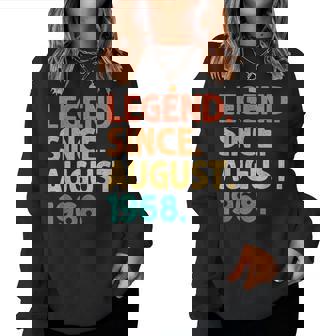 Legendince August 1968 Birthdayintage 1968 レディーススウェットシャツ - Kawaiitshirt