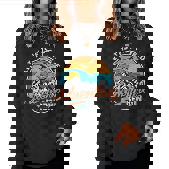 Let The 1St Grade Adventure Begin Back To School First Grade Women Sweatshirt | Mazezy