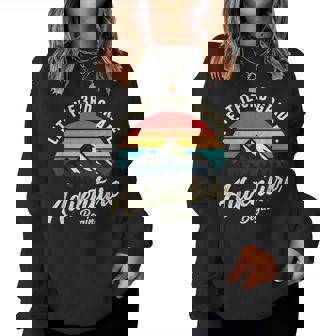 Let The 3Rd Grade Adventure Begin Retro First Day Of School Women Sweatshirt | Mazezy