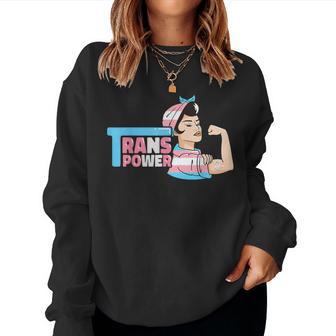 Lgbtq Transgénero Poder Igualdad Tong Orgullo Trans Sudadera Mujer - Regaloses