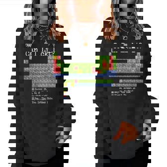 Can I Lick It Periodic Table Science Teacher & Student Women Sweatshirt | Seseable FR