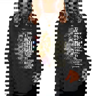 Lion Christian Religious Jesus Yeshua Faith Jewish Yahweh The Most High Yahuah The Mashiach Yahusha Women Sweatshirt - Thegiftio