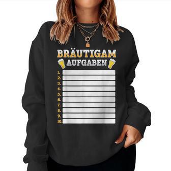 Liste De Contrôle Des Tâches Du Marié Jga – Enterrement Deie De Jeune Fille Diy Sweat-shirt pour femme - Cadeauxyz