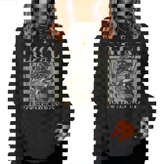 Local Southern Boy Duck Hunting Black Lab Outdoor Vintage Women Sweatshirt - Monsterry