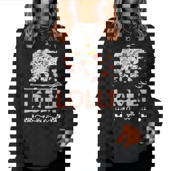 Lolly Bear Lolly Grandma Lolly Grandmother Women Sweatshirt - Thegiftio