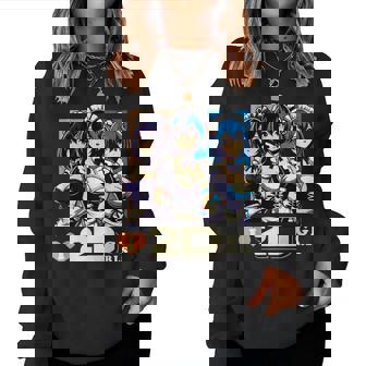 I Love 2D Girls ファニーメイド アニメ マンガ Manwha Waifu Otaku レディーススウェットシャツ - Kawaiitshirt