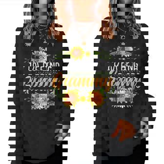 I Love Being A Grammy Sunflower Women Sweatshirt - Monsterry
