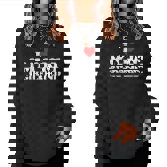 I Love My Hot Girlfriend レディーススウェットシャツ - Kawaiitshirt